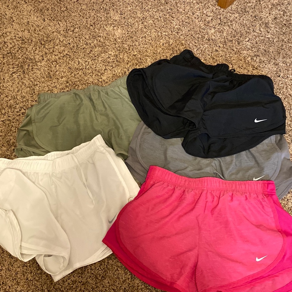 5 pairs of Nike shorts